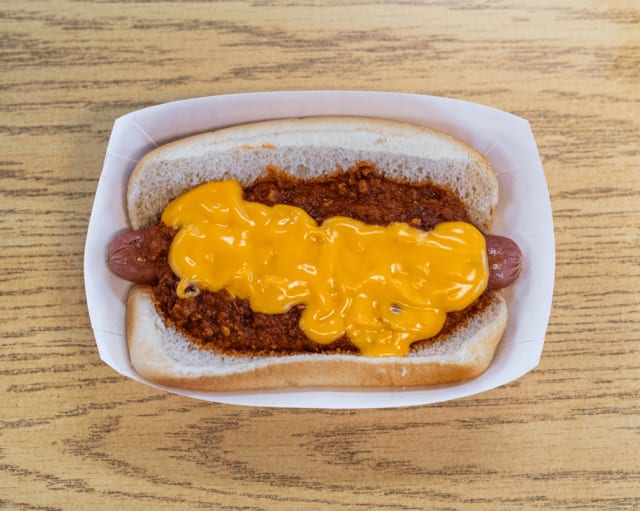 Chili Cheese Dog.
